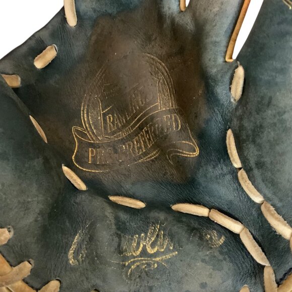 Rawlings Pro Preferred PROSRA13 Baseball Glove 12-3/4 Red Blue Leather 159 RHT - Picture 6 of 8